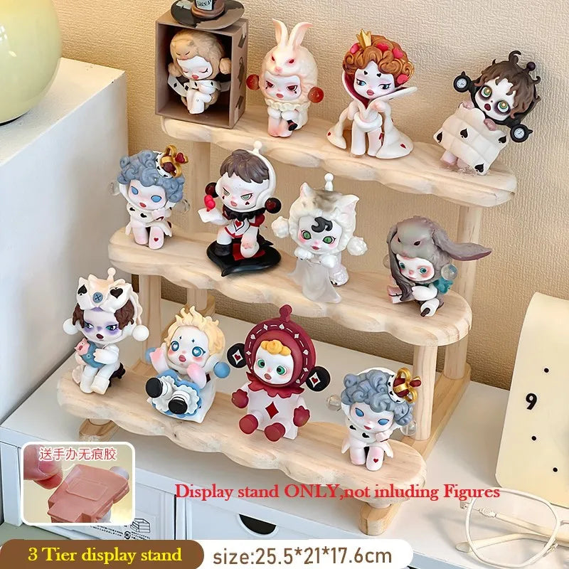 Soft Collect Wooden Display Shelf - 2-tier, 3-tier, Flower