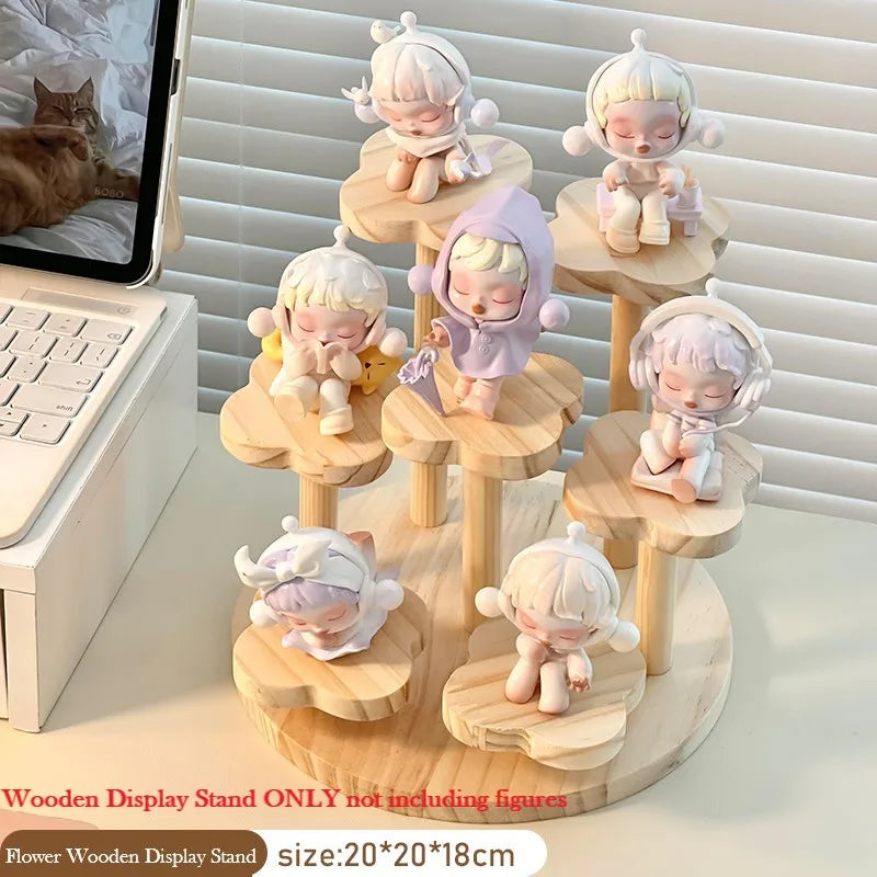 Soft Collect Wooden Display Shelf - 2-tier, 3-tier, Flower