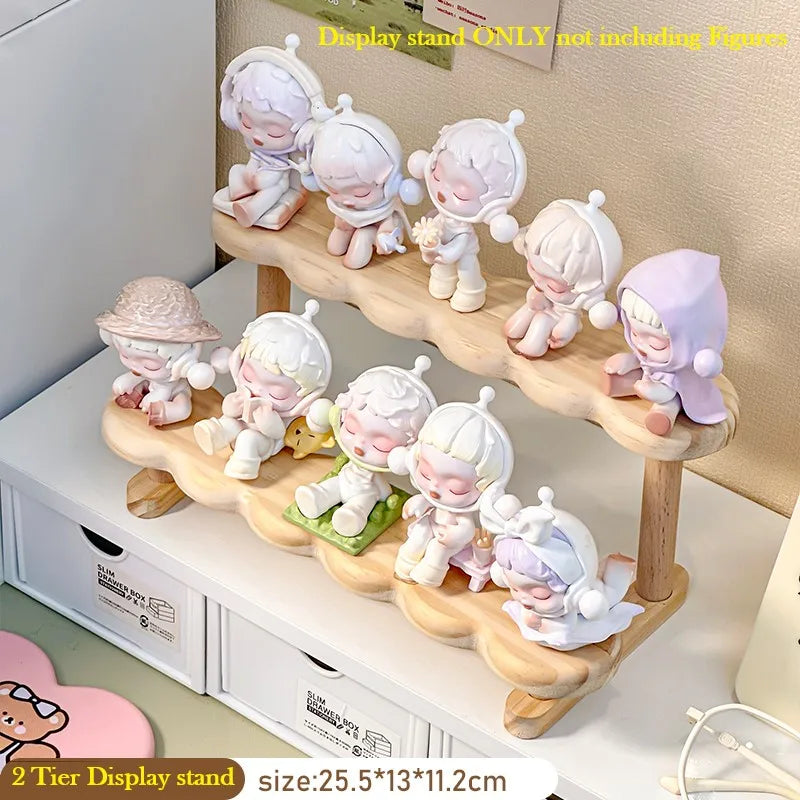 Soft Collect Wooden Display Shelf - 2-tier, 3-tier, Flower